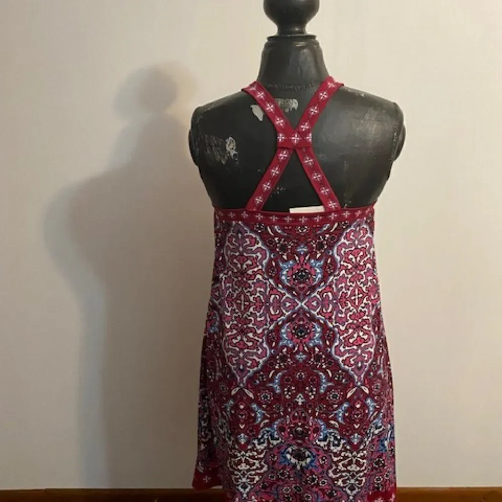 Max Studio sleeveless multi color dress, size Medium